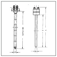 熱電偶感溫元件 WRN-010 WRE-010